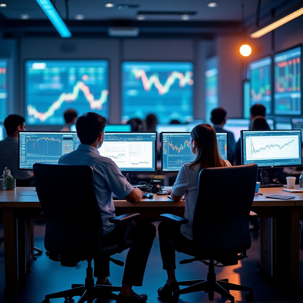Sala de trading simulado
